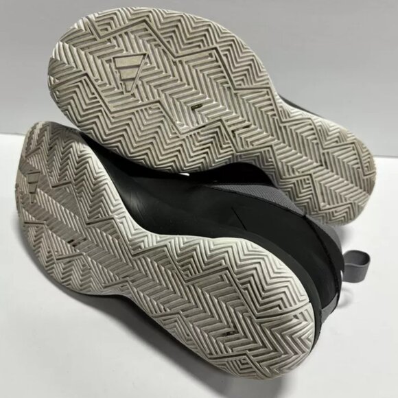 adidas Kids Black and White Sneakers - Picture 6 of 7